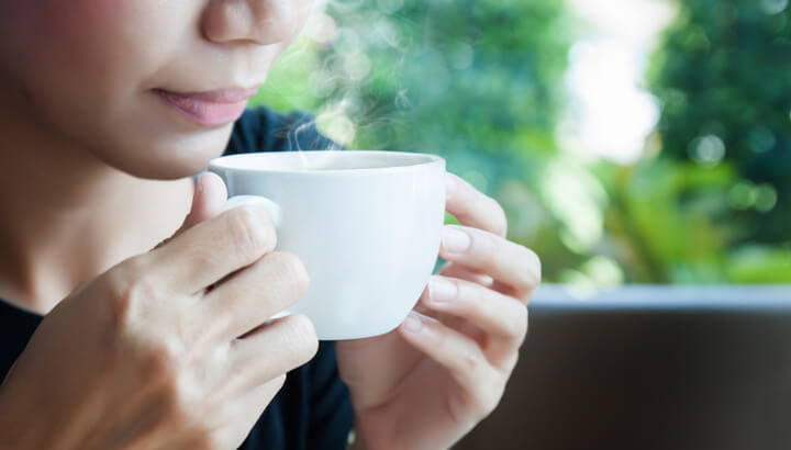drinking-green-tea