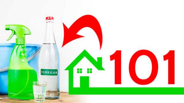 101 ways to use vinegar around the home