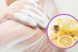 Lemon soap jelly
