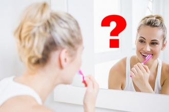 Do oil pulling before you brush your teeth every morning