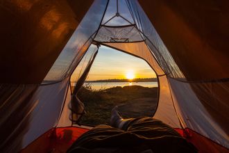 If you're having trouble sleeping, camping may help