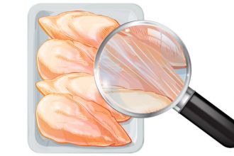 What the white stripes on your chicken mean