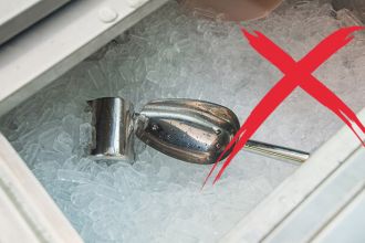 Why you should never order ice