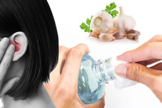 Ear pain hack with garlic alcohol and cotton