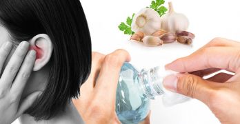 Ear pain hack with garlic alcohol and cotton