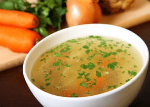 Homemade Organic Chicken Broth Battles Against the Cold and Flu