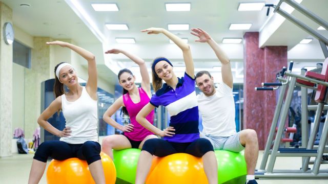 training in gym