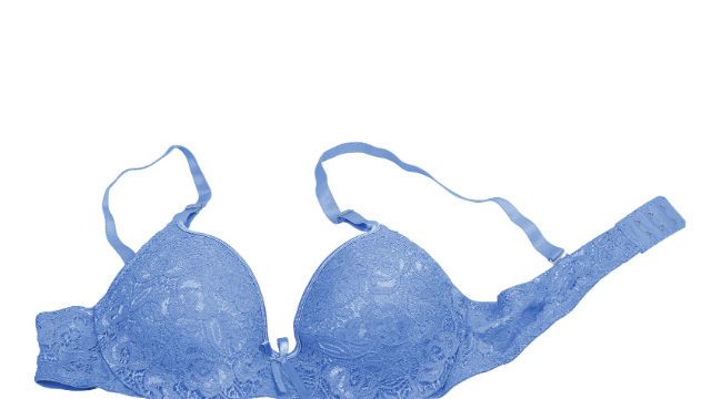 blue bra