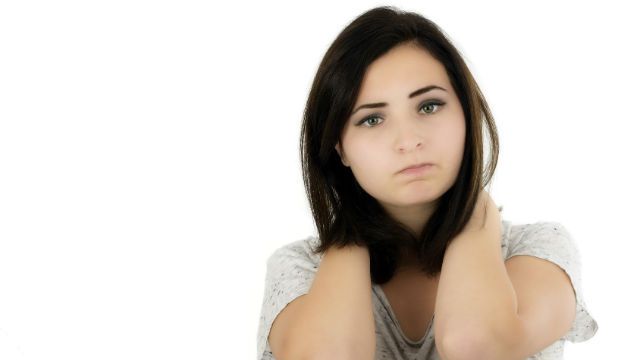 A worried woman