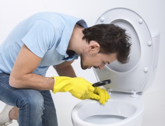 Toilet poop gold