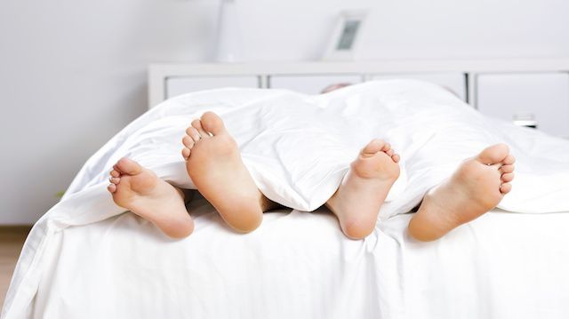 couple in bed
