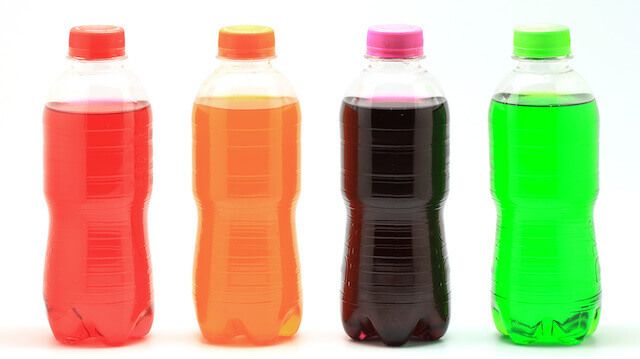 soft drink bottles