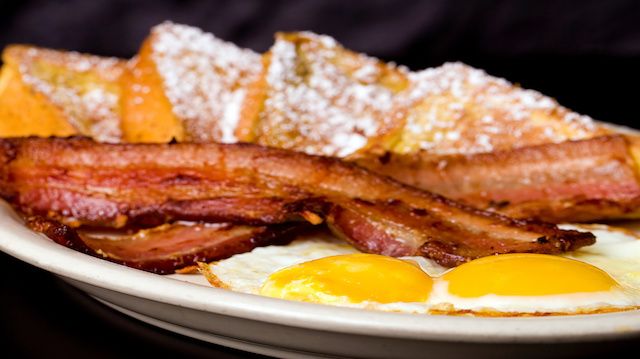 toast french bacon breakfast maple eggs power baked restaurant roosevelt resort bar views