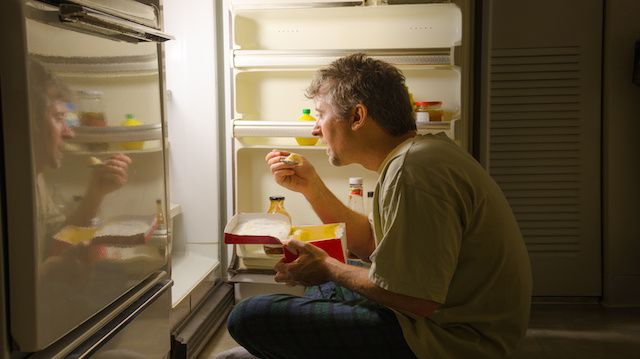 Nighttime sleep related eating walking disorder