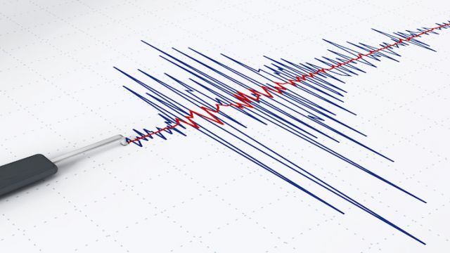 Seismic activity graph