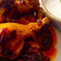 Buffalo Chicken Drumsticks with Blue Cheese Recipe