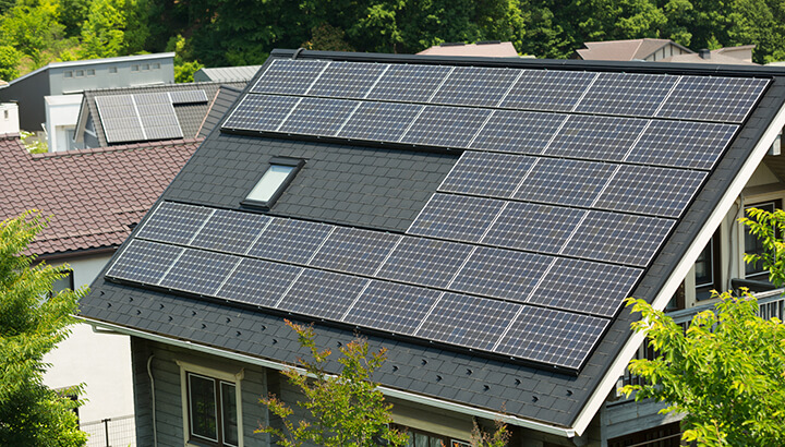 Be eco-friendly with solar panels