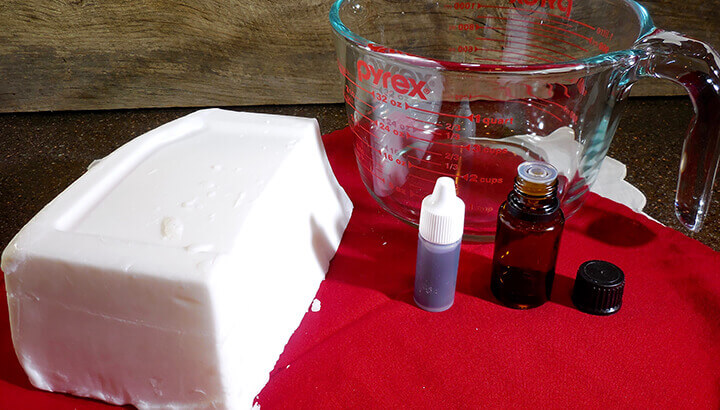3 Ingredient Candy Cane Peppermint Soap Photo 2