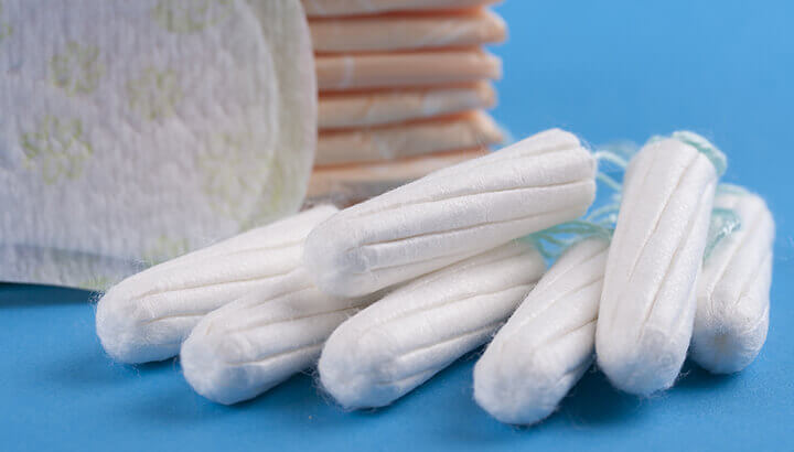 Tampons may be harmful to your health