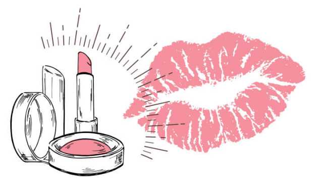 Tinted lip balm from natural ingredients