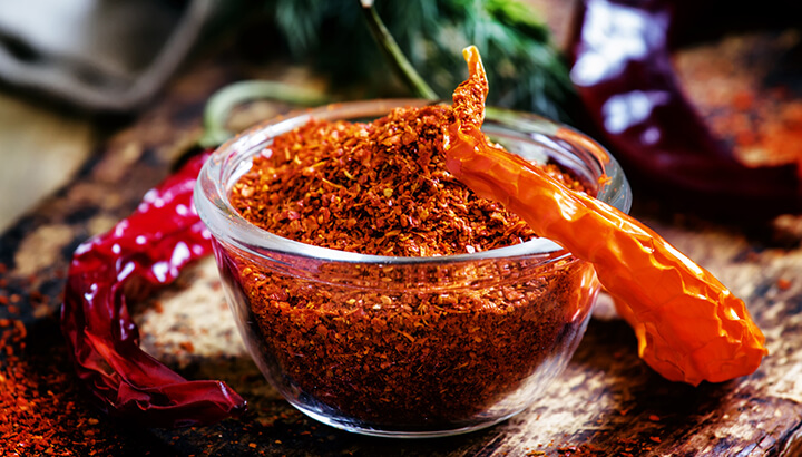 Cayenne pepper has been proven to help weight loss.