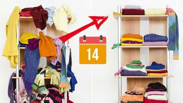 How to declutter your home in 14 days