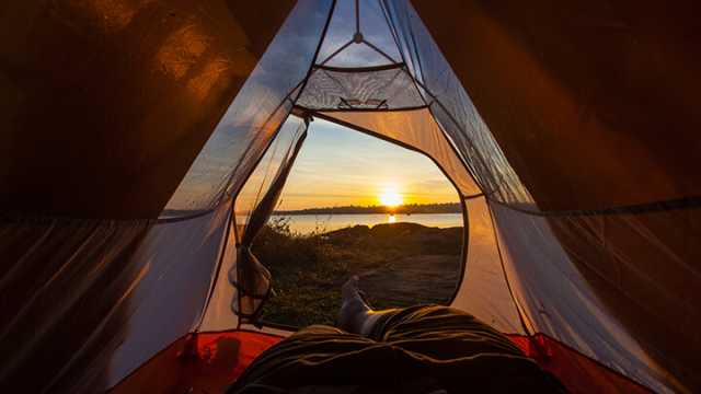 If you're having trouble sleeping, camping may help