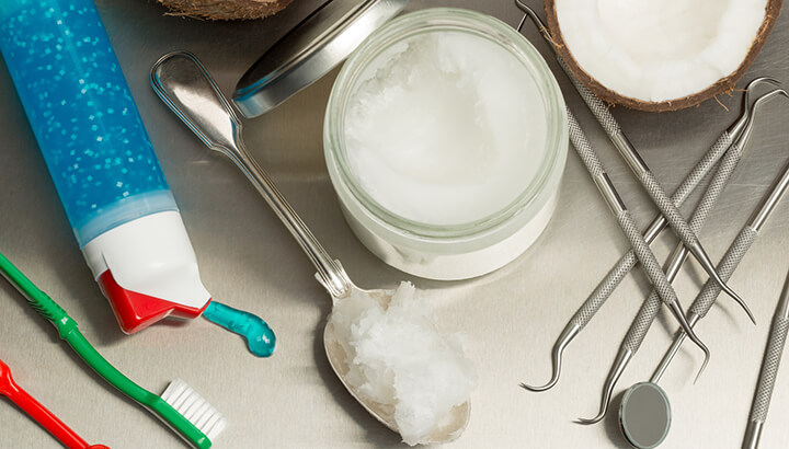 Oil pulling doesn't contain any harmful chemicals, unlike conventional products