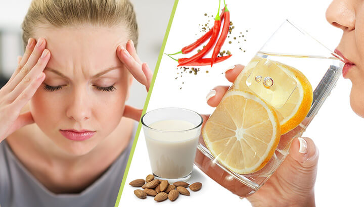 What can I drink to get rid of a migraine?