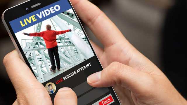 Suicide attempt on Facebook live