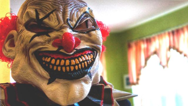 Father wears clown mask to discipline daughter