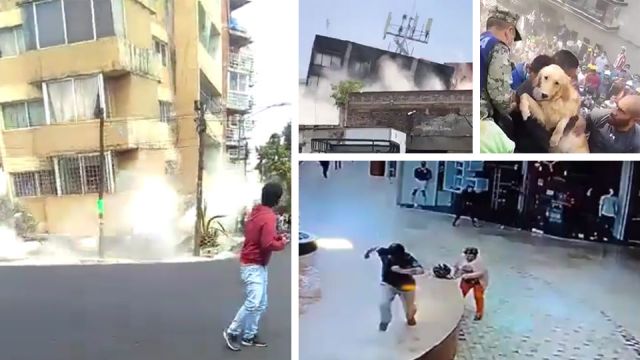 Shocking videos from Mexico earthquake