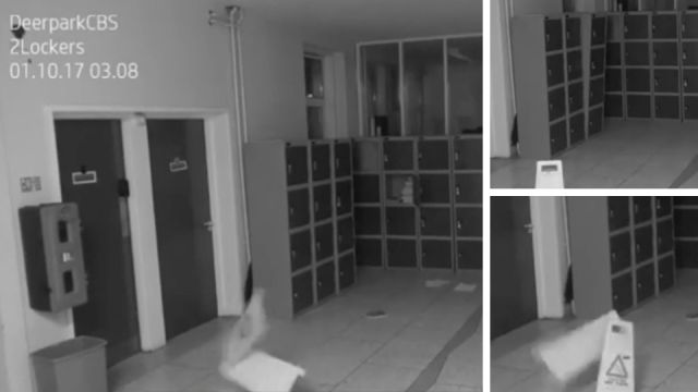 Ghosts in Ireland school caught on camera