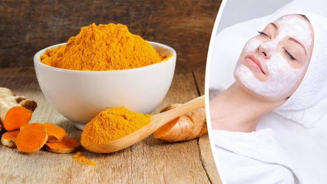 Turmeric baking soda face mask