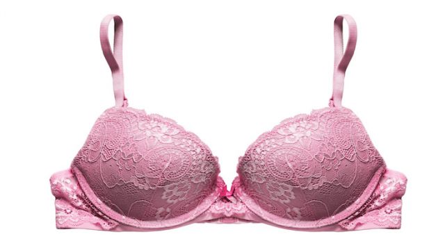 Lacy bra isolated