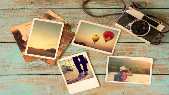 Photo album of travel