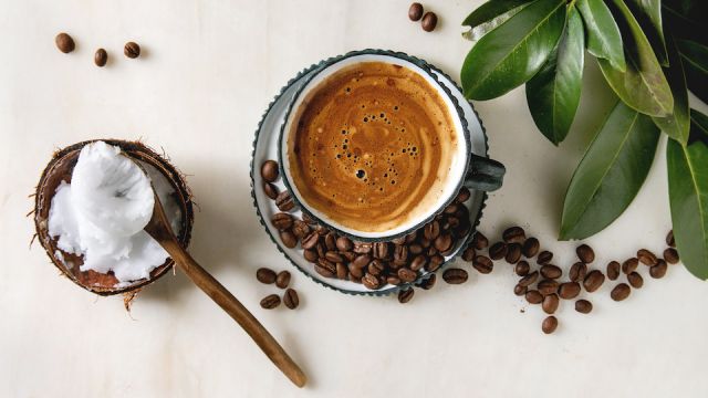 Bulletproof coffee with butter